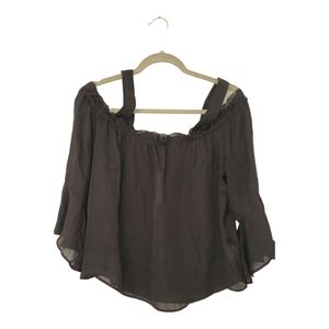Silk Ruffle Blouse, JCrew size 12